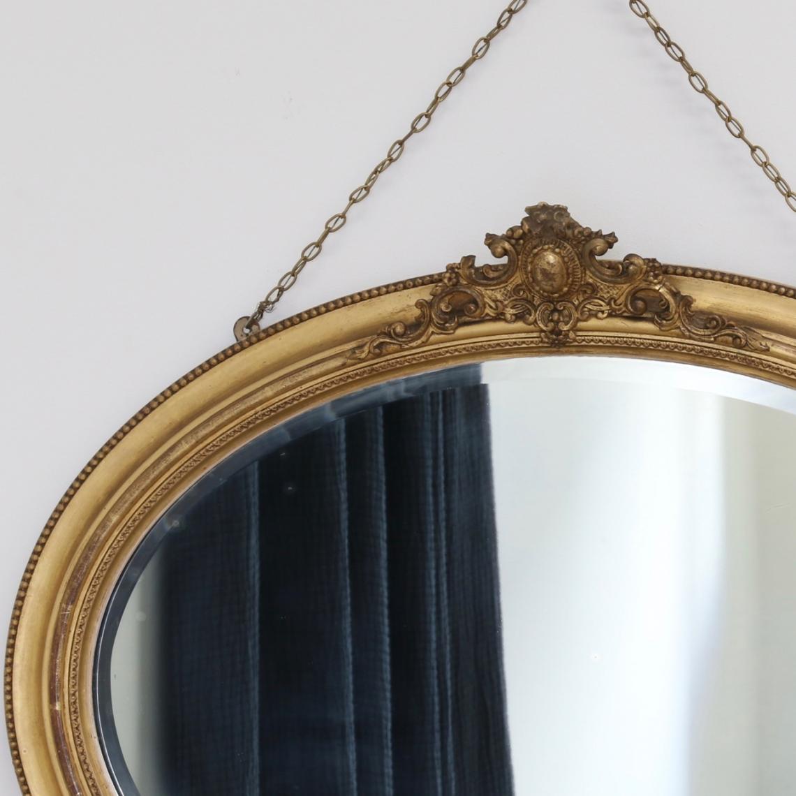 Pair of Oval Mirrors